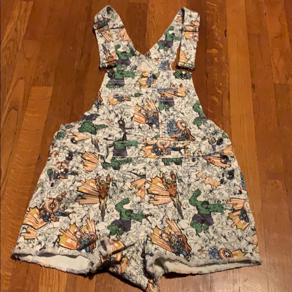 MARVEL overall shorts.